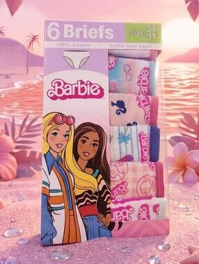 Barbie Girls' 6-Pack Briefs